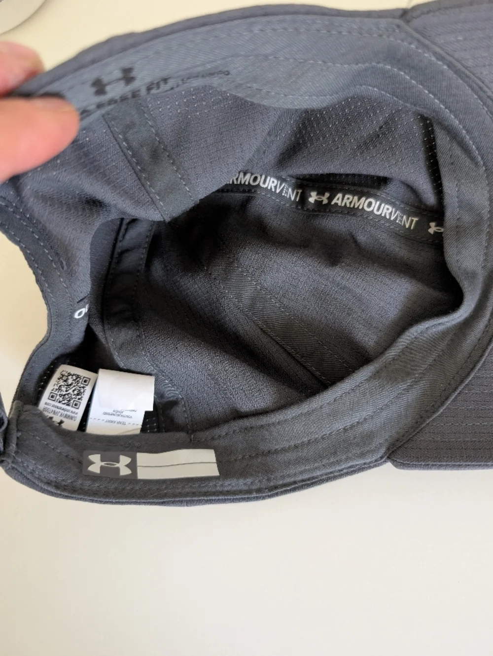 Under Armour Youth UA Free Fit Gray Baseball Cap Kids Breathable